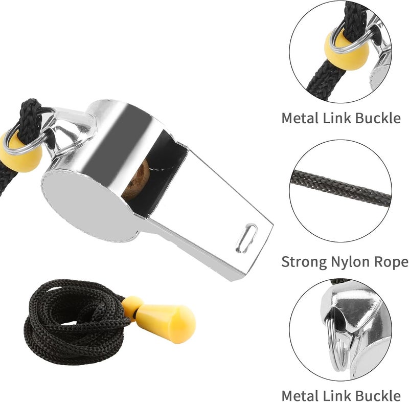 Bsofing Store Whistle, Whistle for Coaches, Whistles, Coaches Whistle, Coaches Whistle with Lanyard, Whistle for Teachers, Whistles for Adults with Lanyard, Referee Whistle, Loud Crisp Sound - Image 4